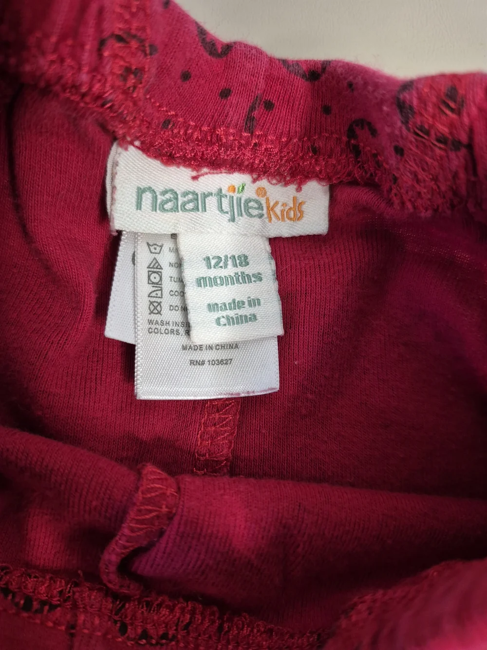 Gymboree Red Plaid Dress & Naartjie Kids Red Leggings Set 12-18 Months